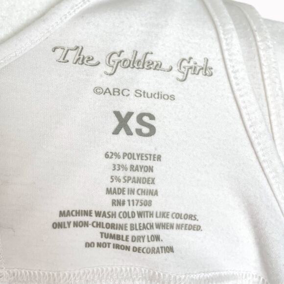 Golden Girls Graphic Sleeveless Tent Tank Top Sz XS - Picture 4 of 4